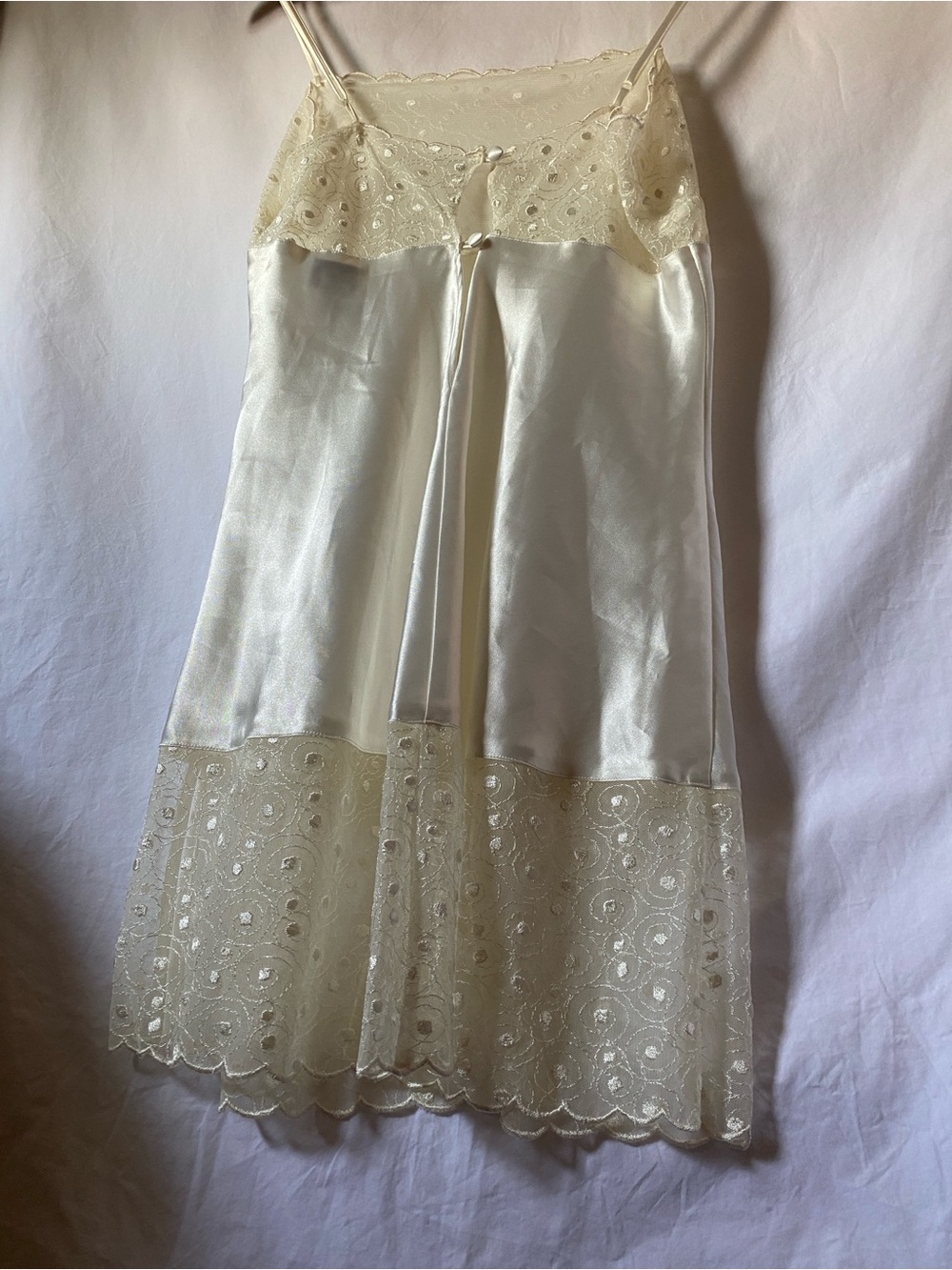 Cream Lace & Satin Bridal Slip